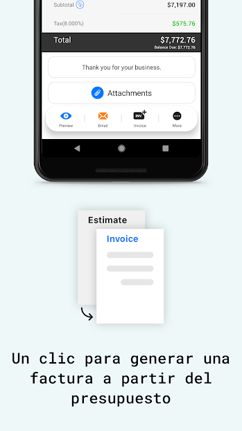 Captura de Pantalla 8 Invoice Maker - Tiny Invoice android