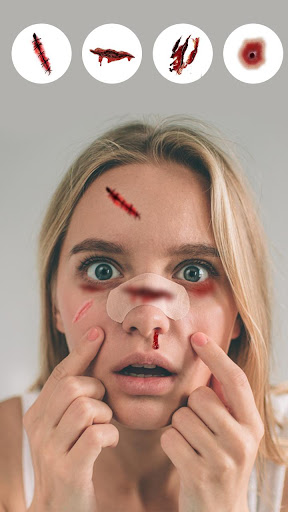 Android application Injury on Face Photo Maker screenshort