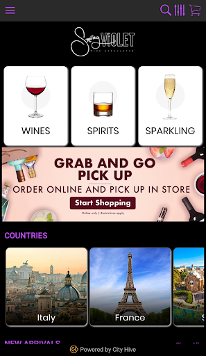 Smiling Violet Wine Screen 3