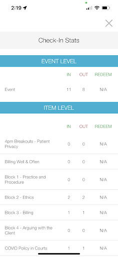 Eventsquid QR Check-In App Screen 3