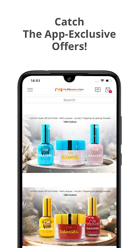 Android application NuRevolution Shop screenshort