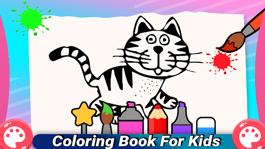 Coloring Book Cat