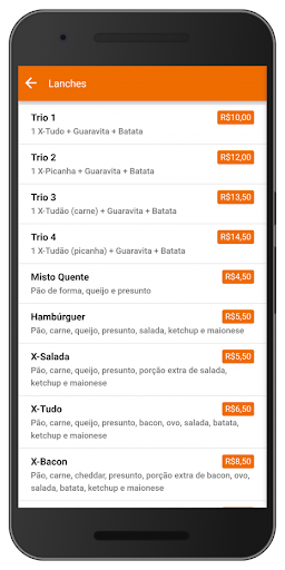 Gerônimos Lanches Screen 2