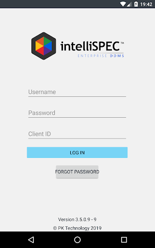 Android application intelliSPEC screenshort