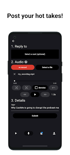 CastMe Screen 3