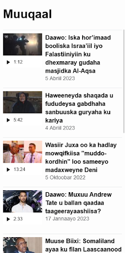 BBC Somalian News - Wararka