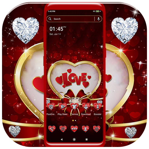 Love Heart Theme Launcher logo