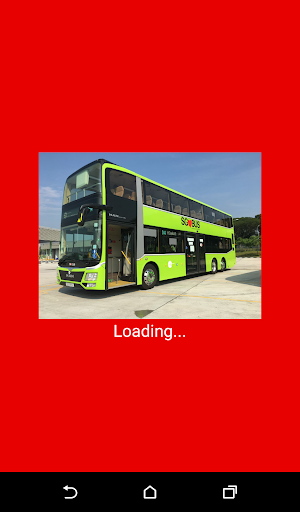 Android application SG Bus Arrival and Information screenshort