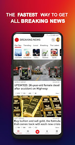 Screenshot 1 Breaking News UK - Local News android