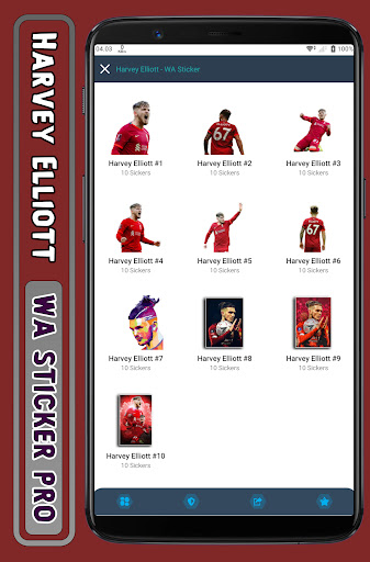 Android application Harvey Elliott - WA Sticker screenshort