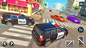 US Police Prado Gangster Chase:Prado Car Games screenshot 13