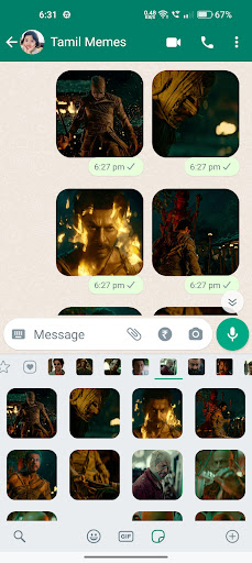 Jawan Animated Stickers