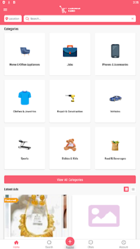 Android application Kasuwar Kano screenshort