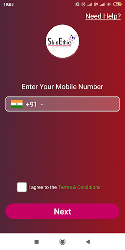 Android application SkinEthics Clinic screenshort