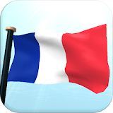 France Flag 3D Free Wallpaper icon