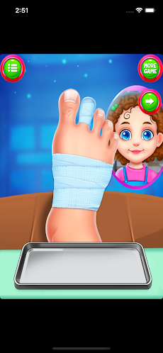 Nail foot doctor hospital gameのおすすめ画像2