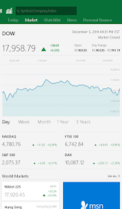 MSN Money- Stock Quotes & News 7