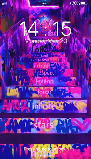 Android application Neon Wallpaper screenshort