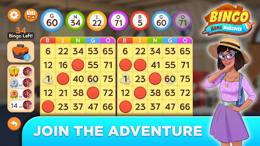 Bingo Home Makeover Screen 2
