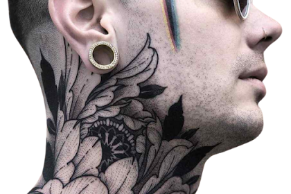 17+ Neck Tattoo Rose