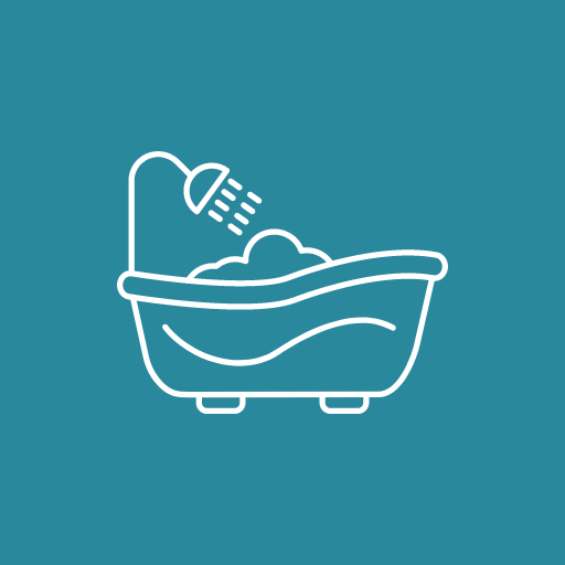 The Bathing App logo