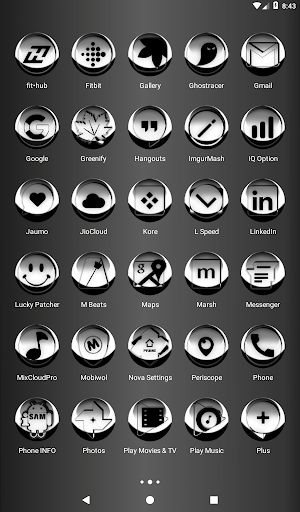 White Icon Pack Style 3 Screenshot