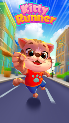 Android application Talking Kitty Runner: Pet Run screenshort
