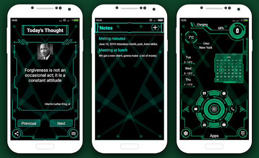 Screenshot of Hitech launcher 2 - AppLock
