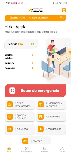 Android application Axede Plus - Control Ingreso screenshort