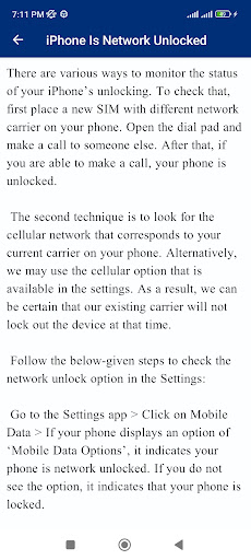 SIM Unlock Any Device Guide Screen 3
