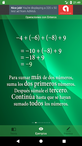 Operaciones con Enteros Screen 3