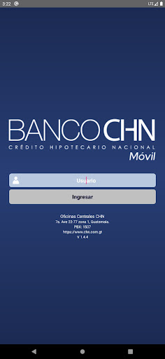 Android application Banco CHN screenshort