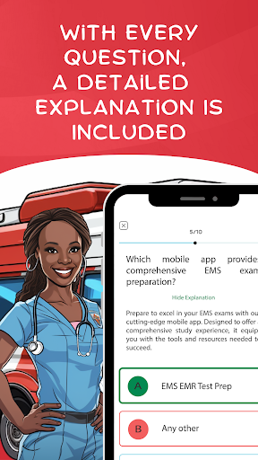 NREMT EMR Exam Test Prep 2024 Screen 3