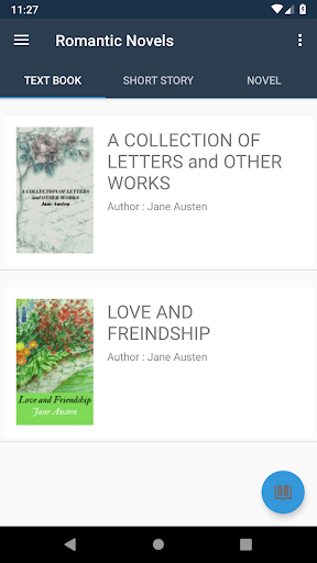 English romantic novels - Read Screen 3