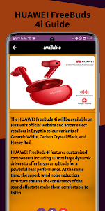 HUAWEI FreeBuds 4i Guide
