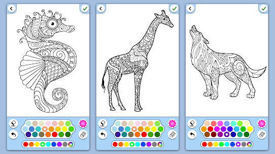 Animal coloring mandala pages For PC installation