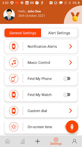 PLAYFIT - IoT Wearables Screen 3