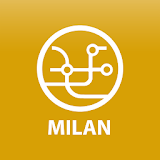 Milan public transport routes 2021 icon