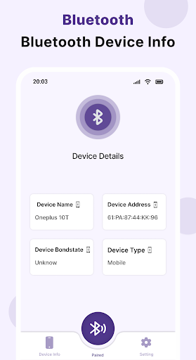 Bluetooth Pair - Auto Connect Screen 3