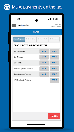 Capitol Federal® Business Screen 3
