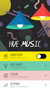 Hue Music Disco Party - Sync music and lights 2.1 screenshots 1