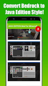 JAVA EDITION Mod for Minecraft  screenshots 3