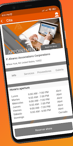 P Alvarez Associates Corp Screen 2