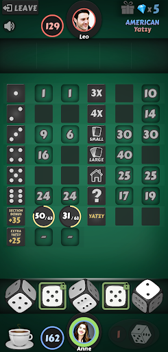 Android application Yatzy - Offline Dice Games screenshort