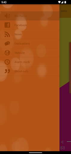 Android application radio show paris screenshort