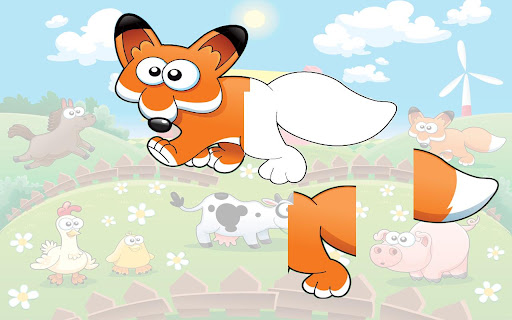 Animal sounds puzzle HD screenshots 3