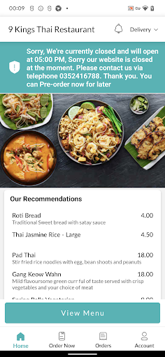 9 Kings Thai Restaurant Screen 2