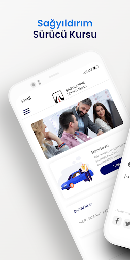 Android application Sağyıldırım Sürücü Kursu screenshort