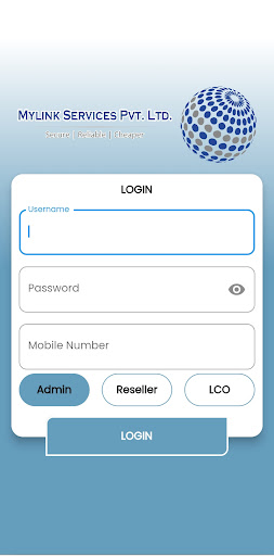 Android application MyLink Admin screenshort