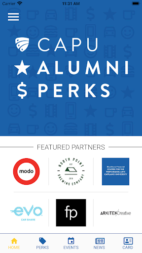 Android application CapU Alumni Perks screenshort